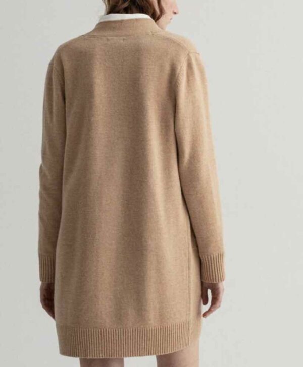 gant-cardigan-long-laine-camel